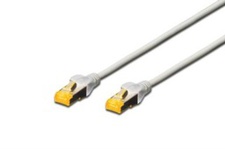 [ASS_DK1644A005] Câble de raccordement CAT 6A S-FTP AWG Gris 0.5 m