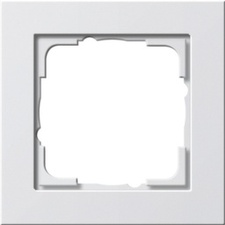 [CBO_021129] Plaque de recouvrement 1-v Gira E2 blanc pur