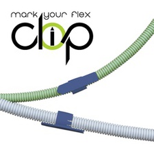 [CBO_ELFLEXCLIP16B50] marqueurs bleus pour tuyau flexible de 16 mm (50 pièces)