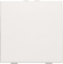 [NIK_101-51001] Bouton-poussoir simple, Blanc