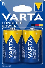 [VAR_4920121412] batterij longlife power D 1,5V (2 stuks)