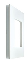 [LEG_741108] Valena Next Plaque de recouvrement double verticale 57mm blanc -741108